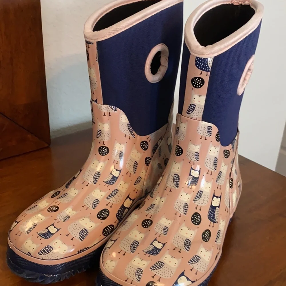 Lilly & Dan rain boots size 2/3 youth Neoprene